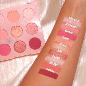 BNIB colourpop 4ever floral eyeshadow palette